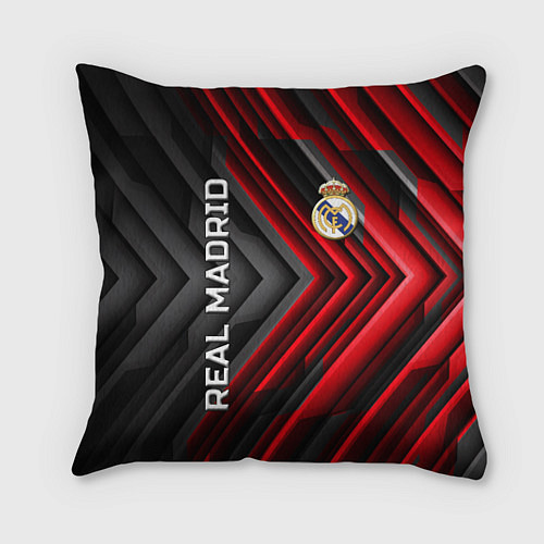 Подушка квадратная Real Madrid art / 3D-принт – фото 1