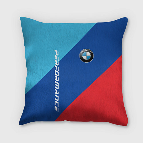 Подушка квадратная Bmw - m colors / 3D-принт – фото 1