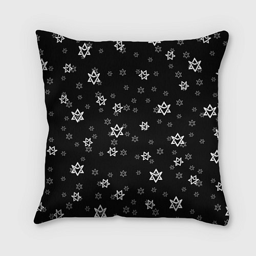 Подушка квадратная Astro emblem pattern / 3D-принт – фото 1