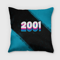 Подушка квадратная Made in 2001: vintage art, цвет: 3D-принт