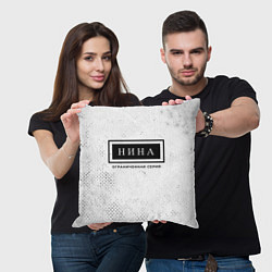 Подушка квадратная Нина: ограниченная серия, цвет: 3D-принт — фото 2