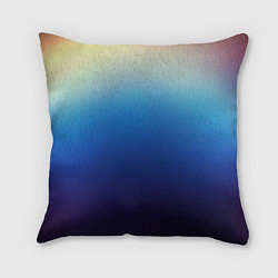 Подушка квадратная Blue gradient colors, цвет: 3D-принт
