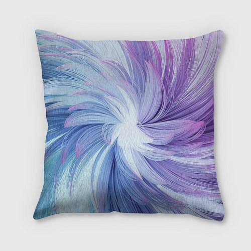 Подушка квадратная Вихрь красок / 3D-принт – фото 1