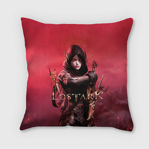 Подушка квадратная Lost Ark - woman assassin / 3D-принт – фото 1