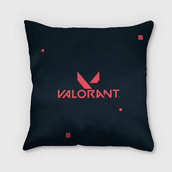 Подушка квадратная Valorant игрок, цвет: 3D-принт