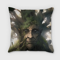 Подушка квадратная Аниме Мудрое дерево, цвет: 3D-принт