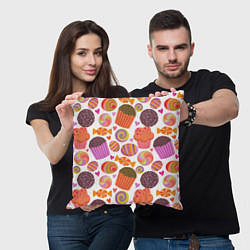 Подушка квадратная Пасха, цвет: 3D-принт — фото 2