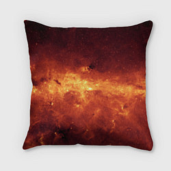 Подушка квадратная Огненная галактика, цвет: 3D-принт