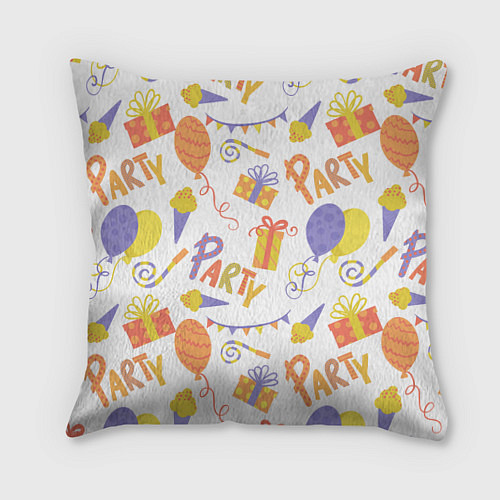 Подушка квадратная Party style / 3D-принт – фото 1