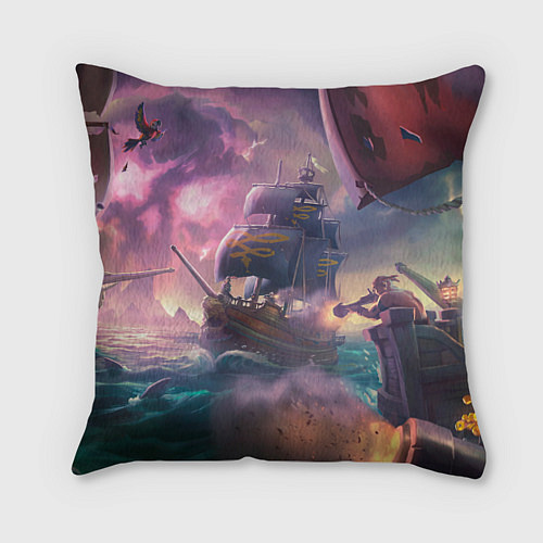 Подушка квадратная Магия Sea of Thieves / 3D-принт – фото 1