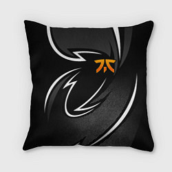 Подушка квадратная Fnatic - white line, цвет: 3D-принт