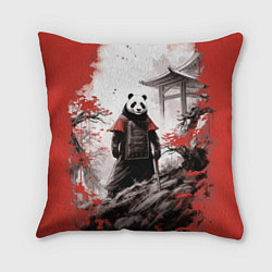 Подушка квадратная Panda samurai