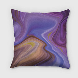 Подушка квадратная Violet fantasy, цвет: 3D-принт