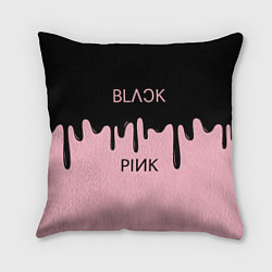 Подушка квадратная Blackpink - краски, цвет: 3D-принт