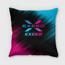 Подушка квадратная Exeed - neon gradient