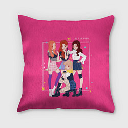 Подушка квадратная Blackpink anime poster