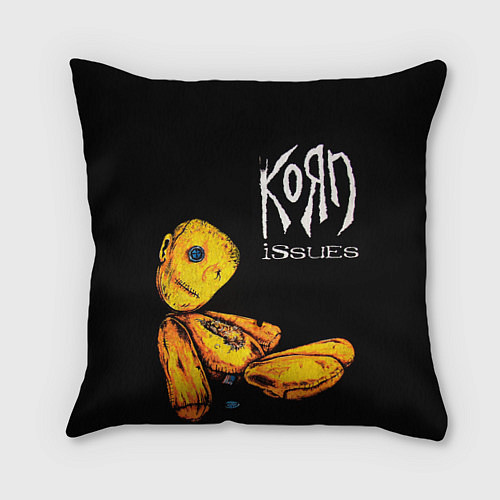 Подушка квадратная Korn - issues / 3D-принт – фото 1