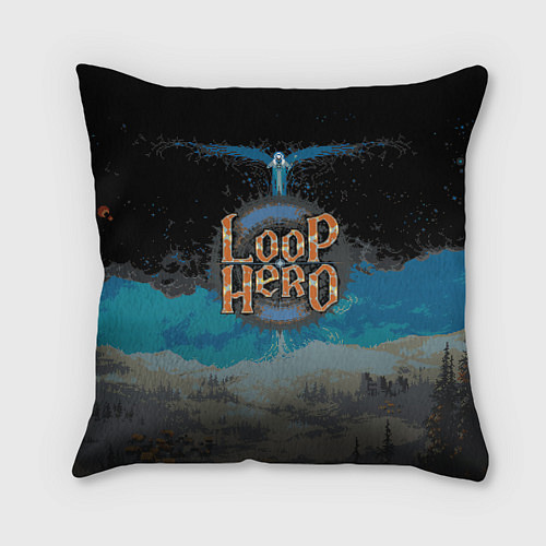 Подушка квадратная Loop Hero world / 3D-принт – фото 1