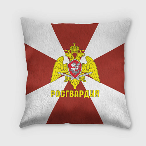 Подушка квадратная Росгвардия - герб / 3D-принт – фото 1
