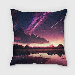 Подушка квадратная Аниме комета, цвет: 3D-принт