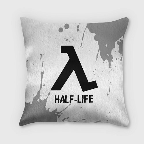 Подушка квадратная Half-Life glitch на светлом фоне / 3D-принт – фото 1