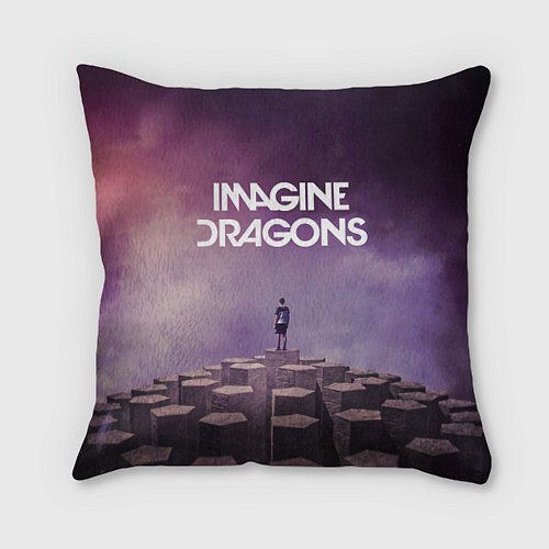 Подушка квадратная Imagine Dragons обложка альбома Night Visions / 3D-принт – фото 1