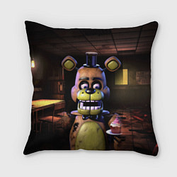 Подушка квадратная Five Nights at Freddy, цвет: 3D-принт