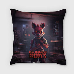 Подушка квадратная Five Nights at Freddys Mangle, цвет: 3D-принт