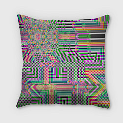 Подушка квадратная Геометрическая абстракция ультра