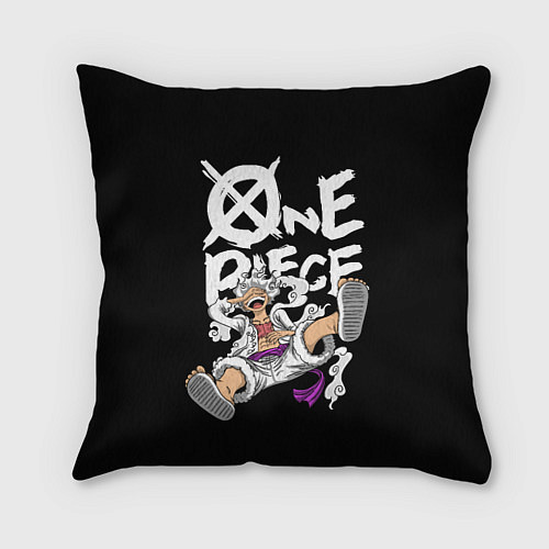 Подушка квадратная One piece - gear 5 luffy / 3D-принт – фото 1