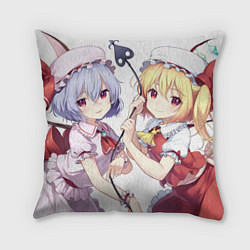 Подушка квадратная Touhou Project Ремилия и Фландр Скарлет