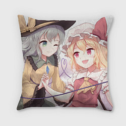 Подушка квадратная Touhou Project Койши Комейдзи и Фландр Скарлет