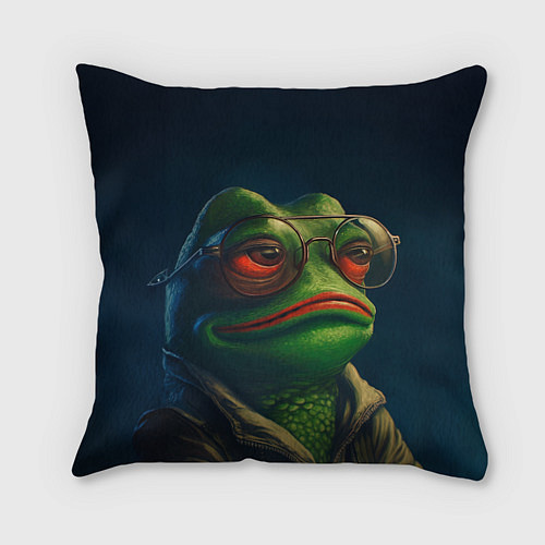 Подушка квадратная Pepe frog / 3D-принт – фото 1