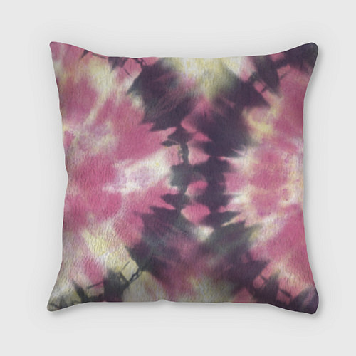 Подушка квадратная Tie-Dye дизайн / 3D-принт – фото 1