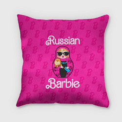 Подушка квадратная Barbie russian