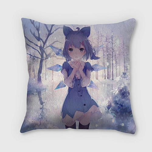 Подушка квадратная Touhou Project Cirno Тируно / 3D-принт – фото 1