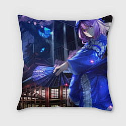 Подушка квадратная Touhou Project Ююко, цвет: 3D-принт