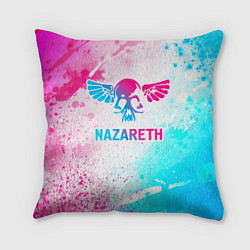 Подушка квадратная Nazareth neon gradient style