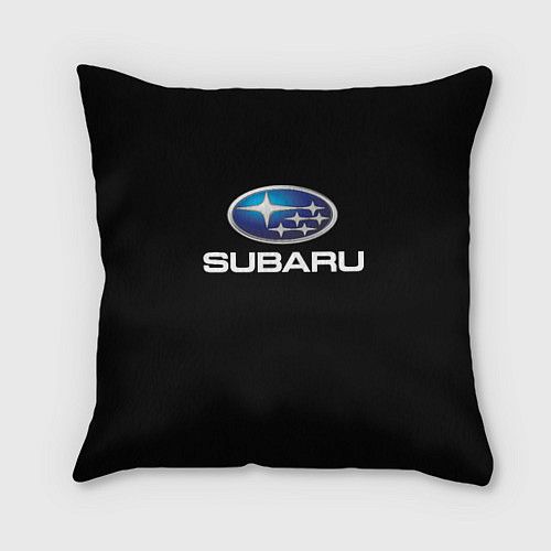 Подушка квадратная Subaru sport auto car / 3D-принт – фото 1