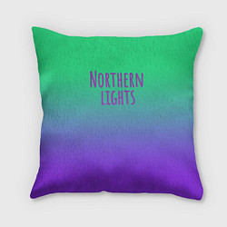 Подушка квадратная Northern lights gradient