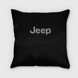 Подушка квадратная Jeep silver