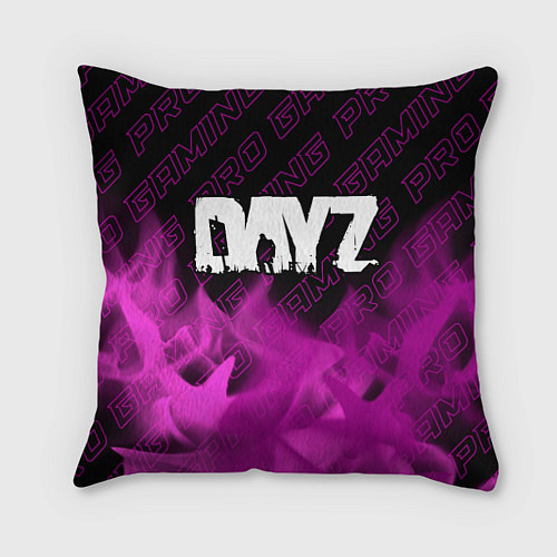 Подушка квадратная DayZ pro gaming: символ сверху / 3D-принт – фото 1