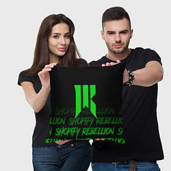 Подушка квадратная Shopify Rebellion, цвет: 3D-принт — фото 2