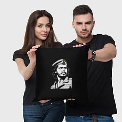 Подушка квадратная Che Guevara - Hasta La Victoria, цвет: 3D-принт — фото 2