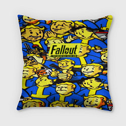 Подушка квадратная Fallout logo game