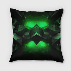 Подушка квадратная Абстрактное царство зелени