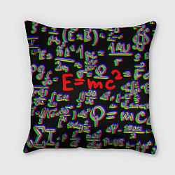 Подушка квадратная Emc2, цвет: 3D-принт
