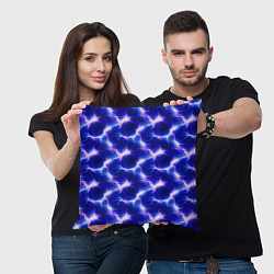 Подушка квадратная Разряд молний текстура, цвет: 3D-принт — фото 2