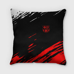 Подушка квадратная Барселона краски, цвет: 3D-принт