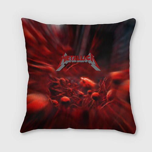 Подушка квадратная Metallica alboom band / 3D-принт – фото 1